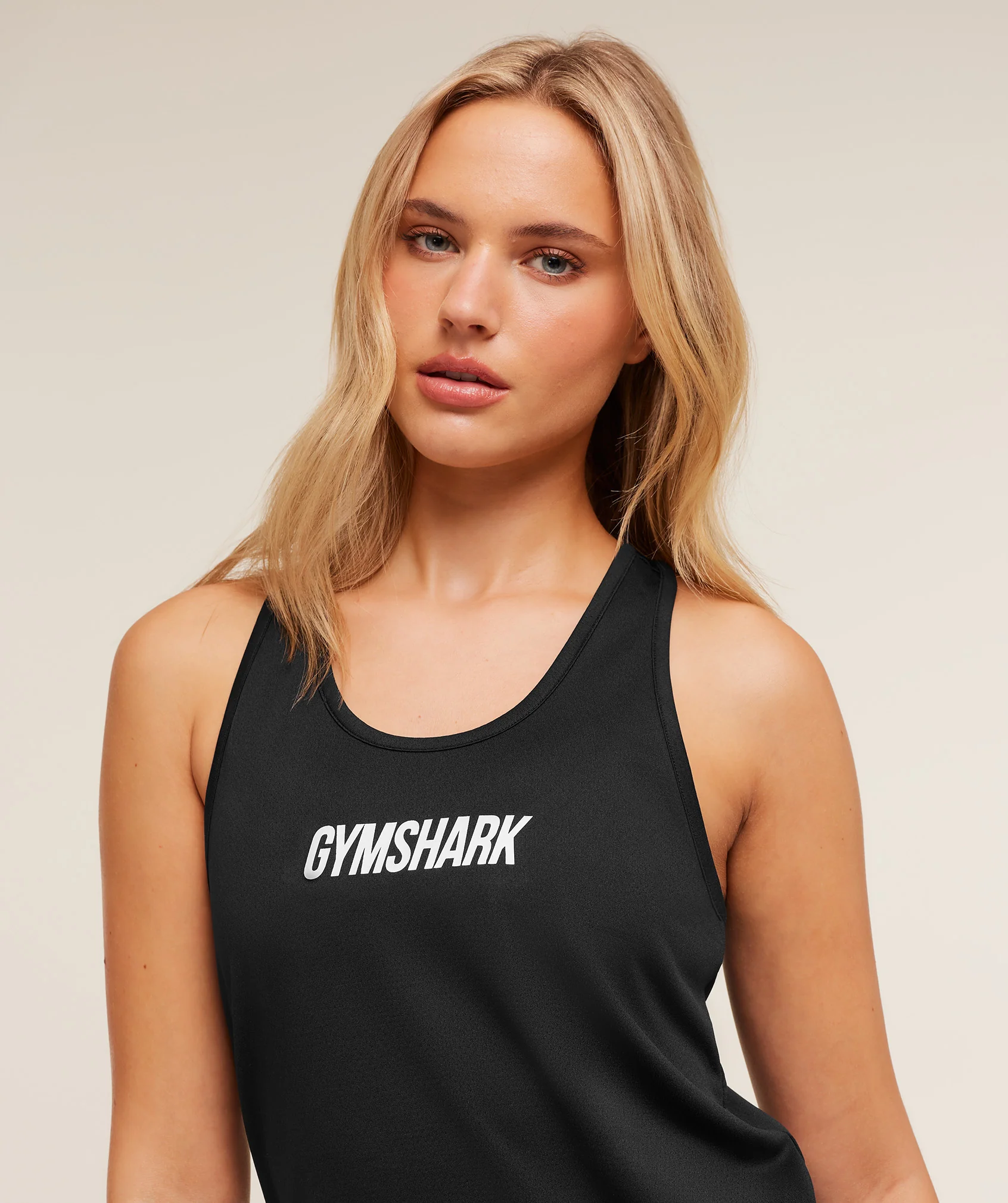 Gymshark Wordmark Graphic Tank - Black - Image 6