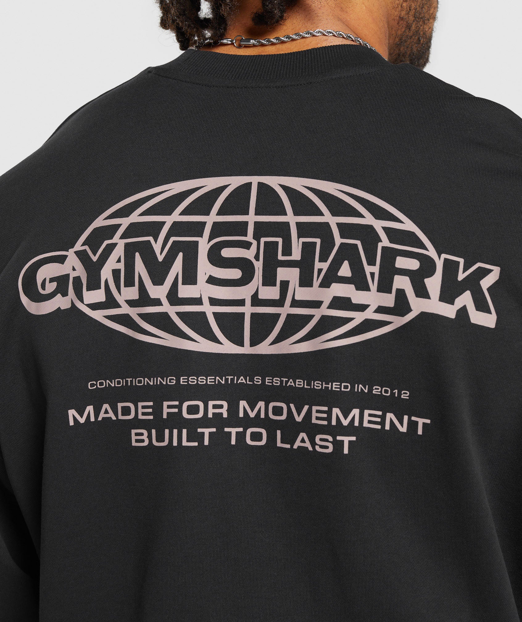 Gymshark Worldwide Crew - Black - Image 5