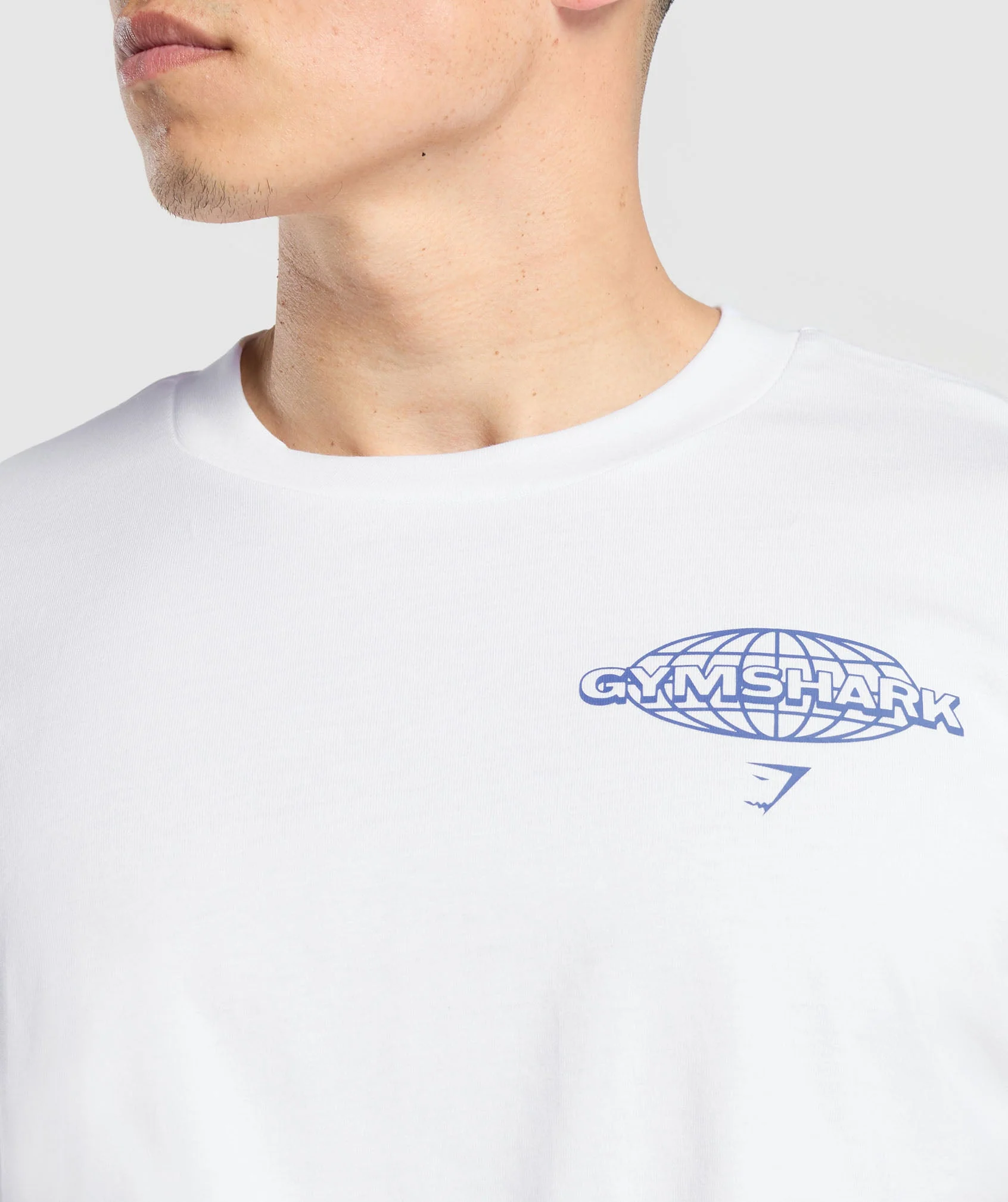 Gymshark Worldwide T-Shirt - White - Image 5