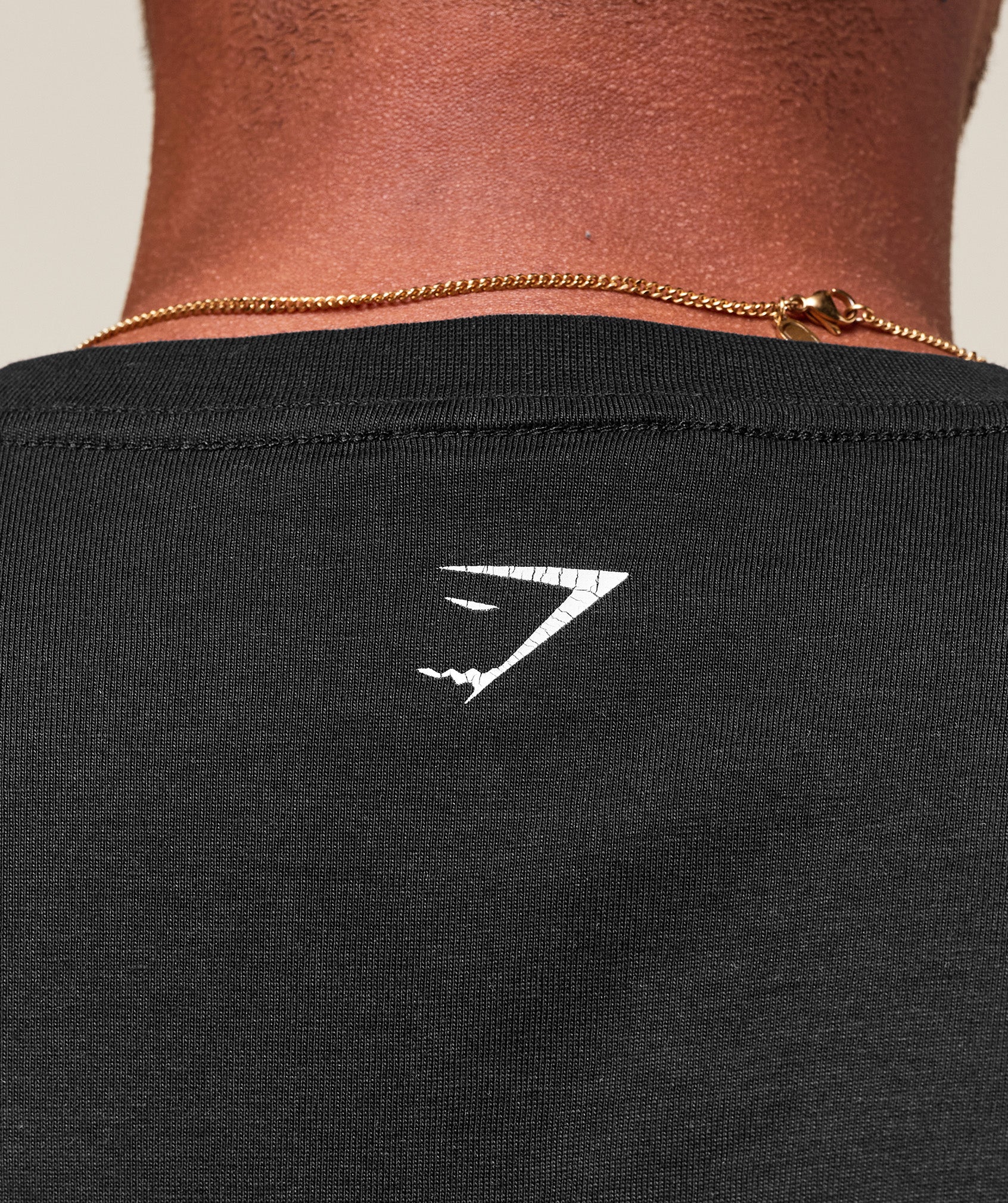 Gymshark Worn Graphic Long Sleeve T-Shirt - Black - Image 5