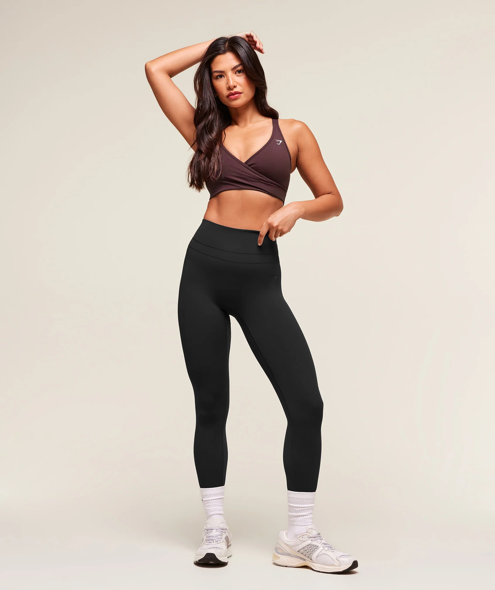 Gymshark Wrap Sports Bra - Cherry Purple - Image 6