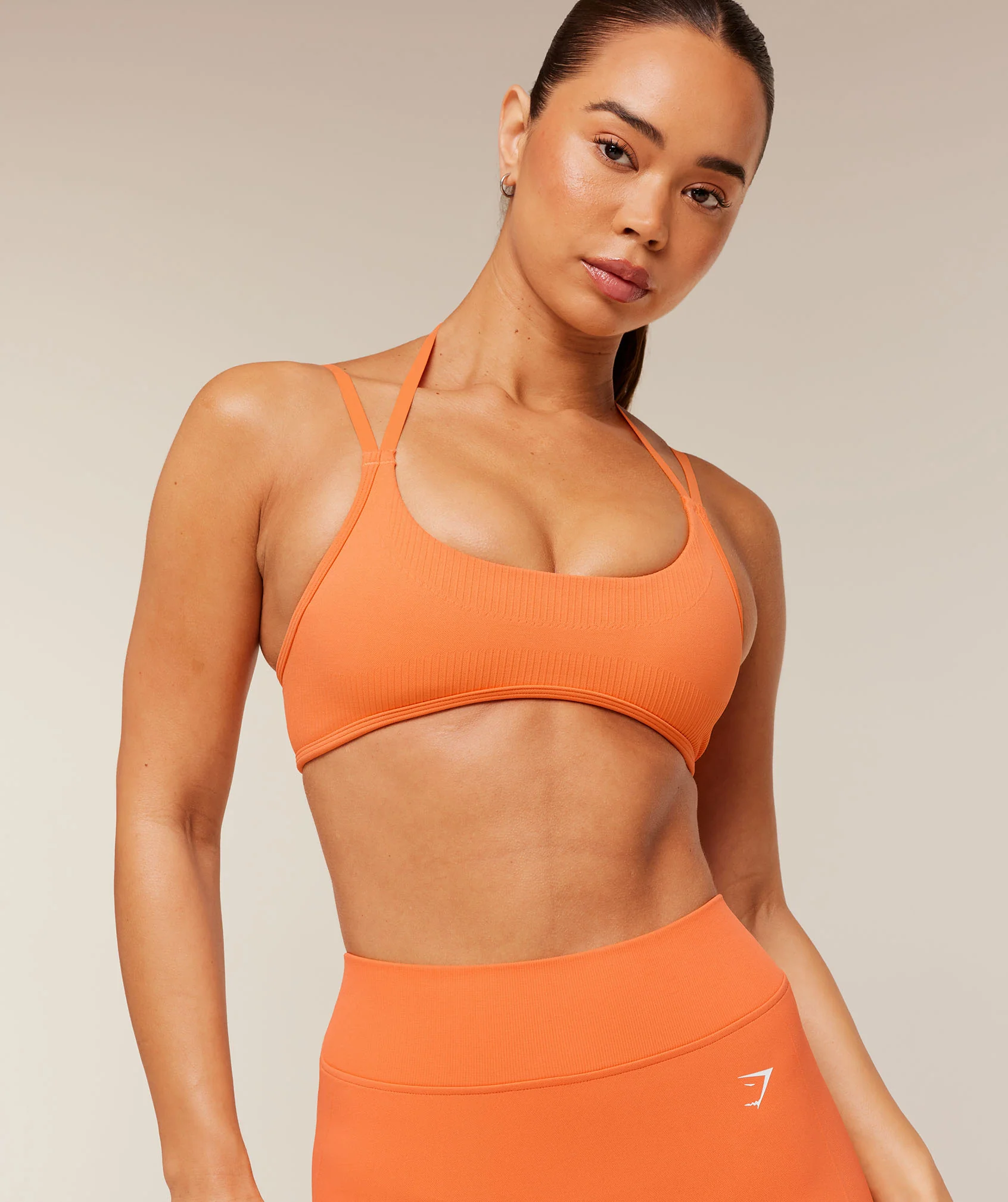 Gymshark x Bratz Light Support Sports Bra - Dayglow Peach - Image 7