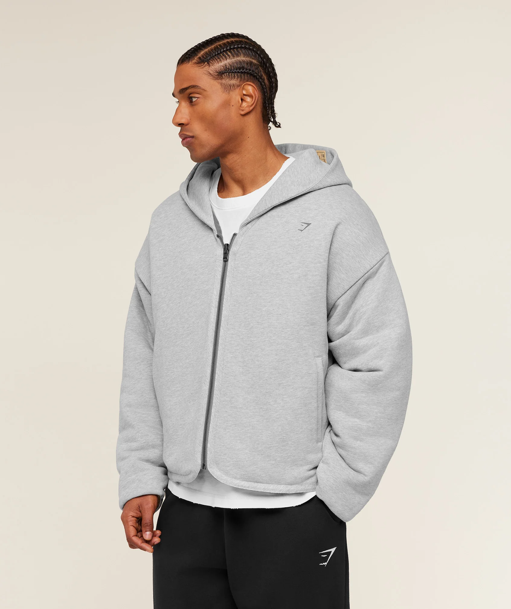 Gymshark x Saalt Studios Jacket - Utility Green/Core Grey Marl - Image 11