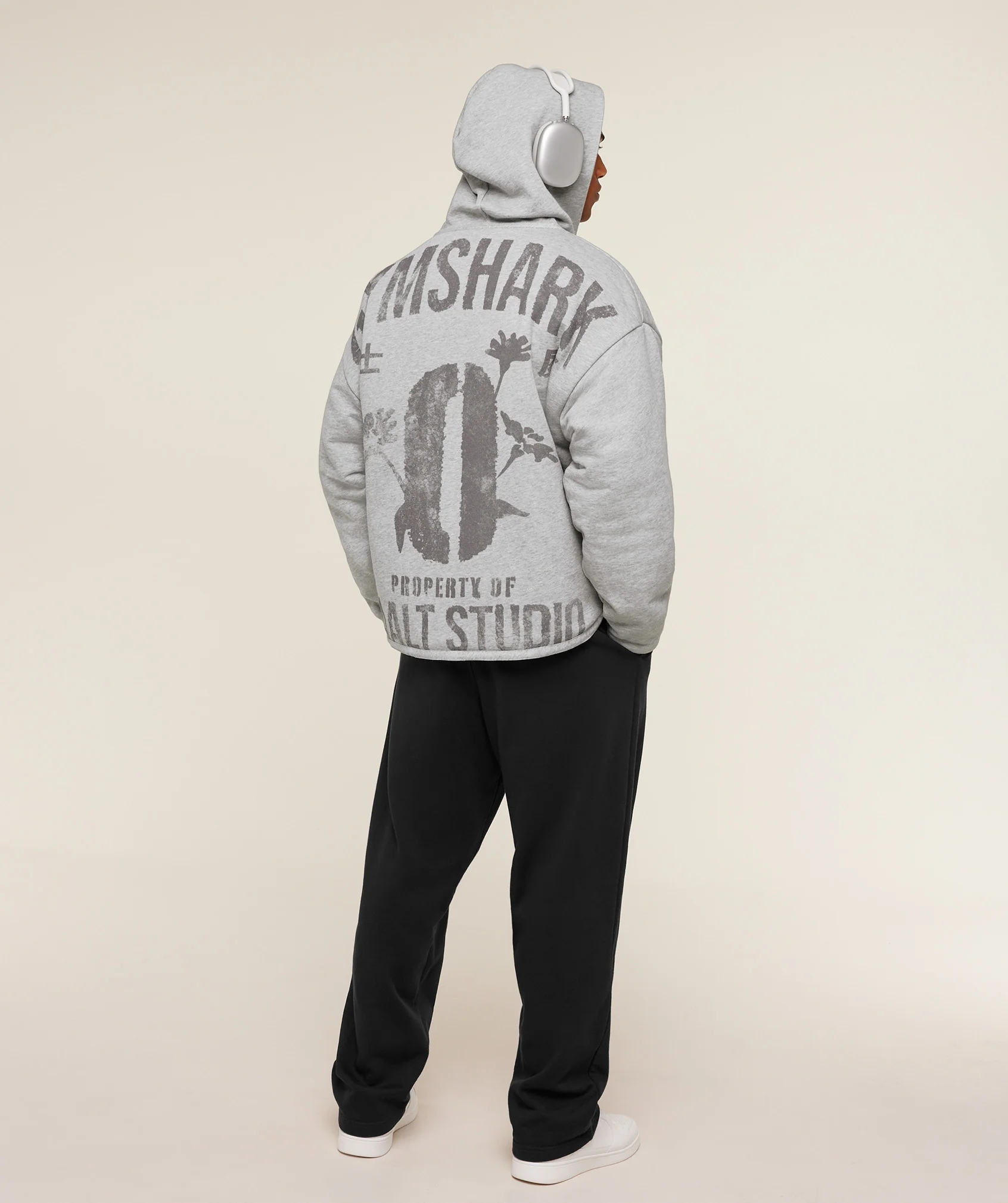 Gymshark x Saalt Studios Jacket - Utility Green/Core Grey Marl - Image 12