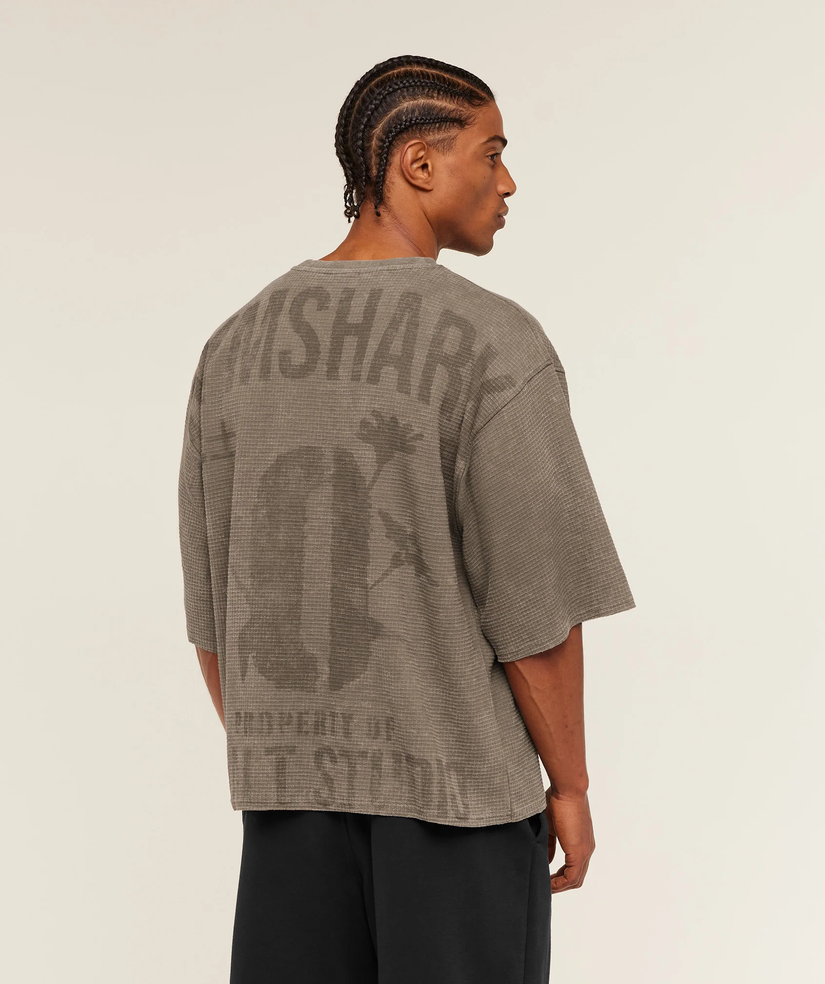 Gymshark x Saalt Studios Tee - Camo Brown