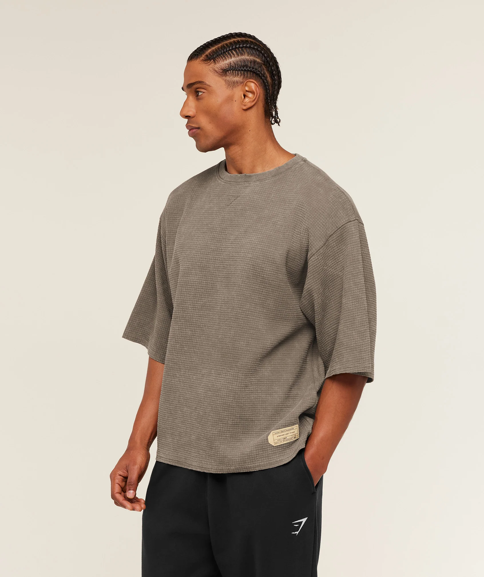 Gymshark x Saalt Studios Tee - Camo Brown - Image 2