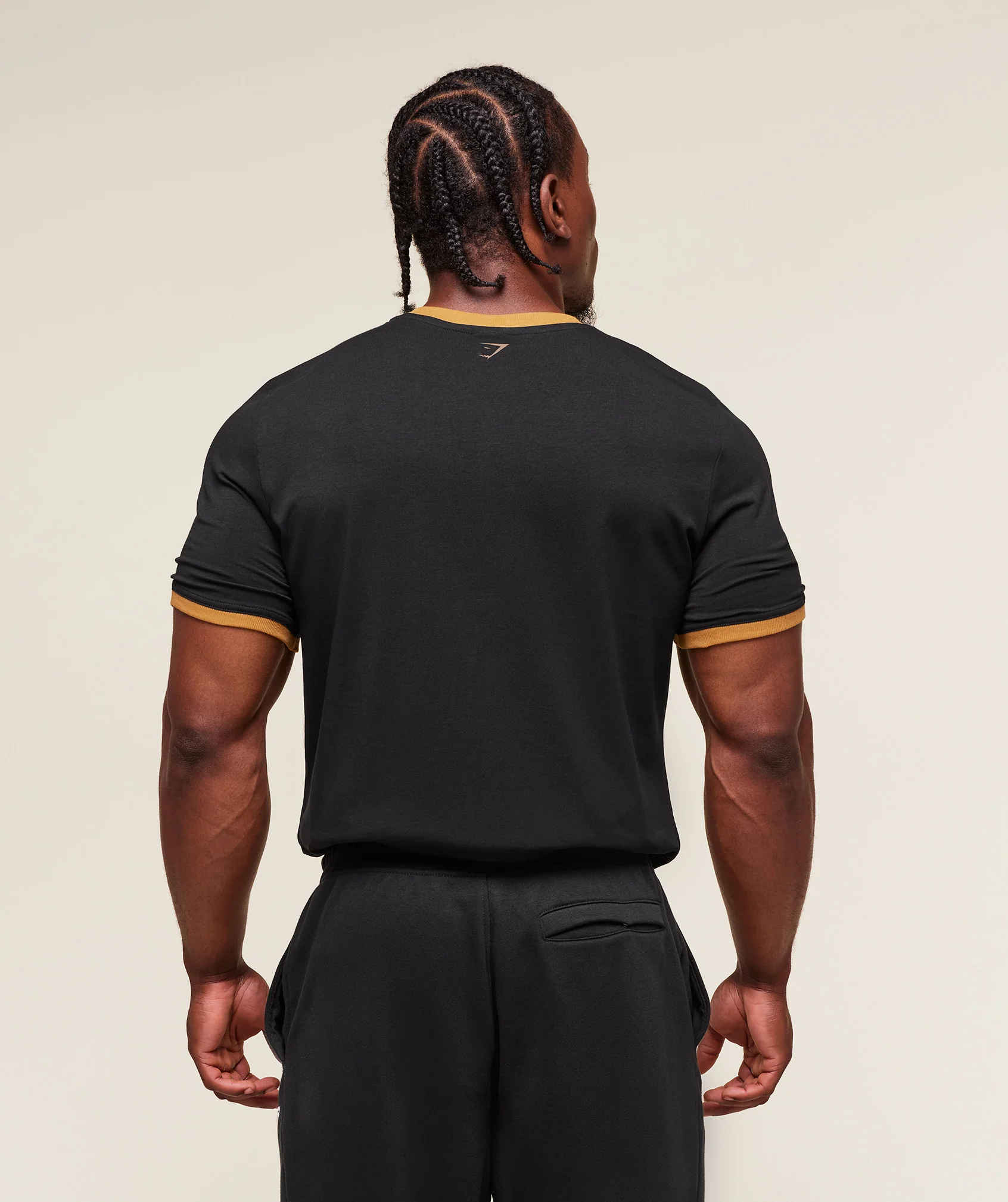 Gymshark XXL Strength Dept Ringer T-Shirt - Black - Image 2