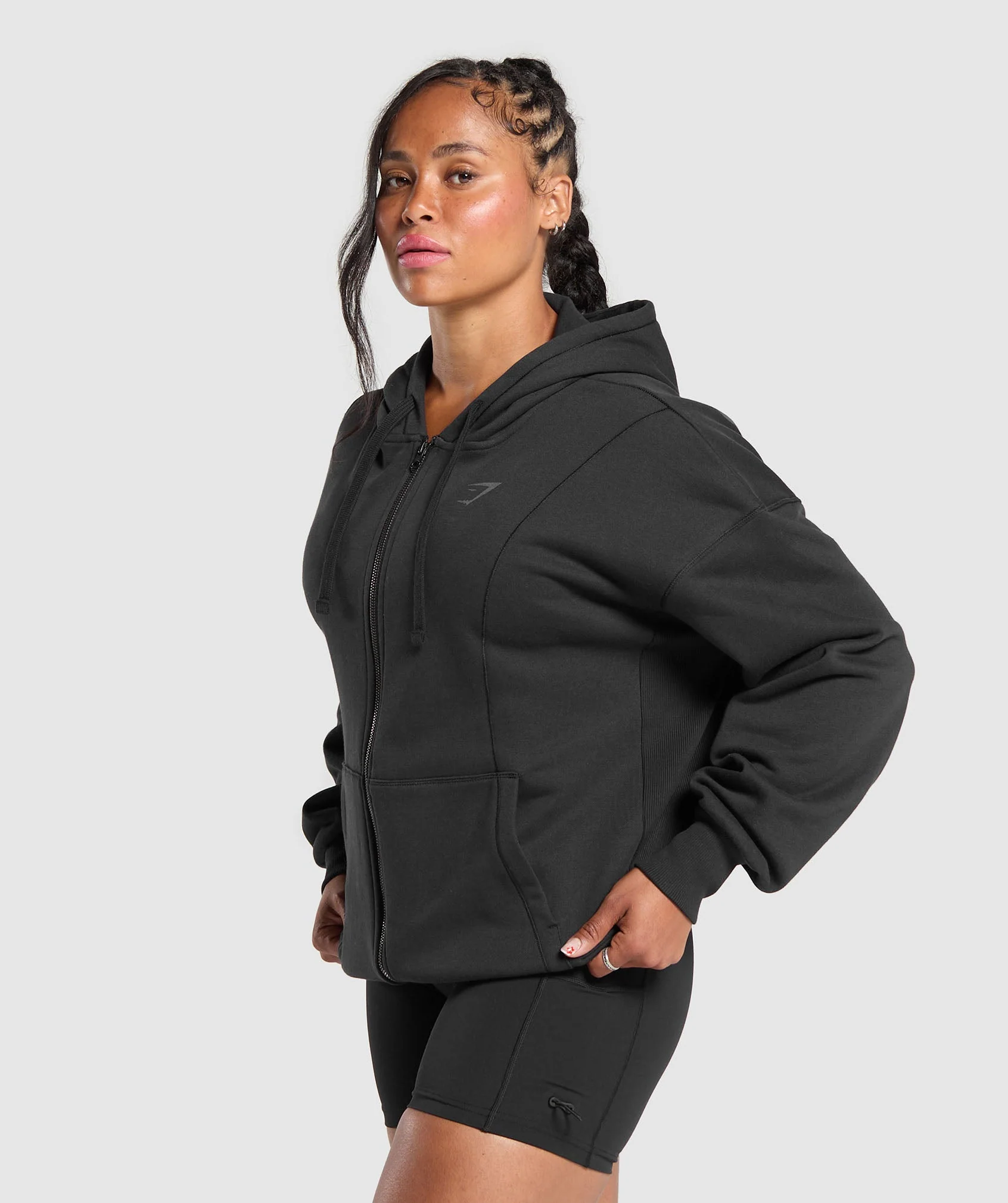 Gymshark Power Hoodie - Black - Image 3