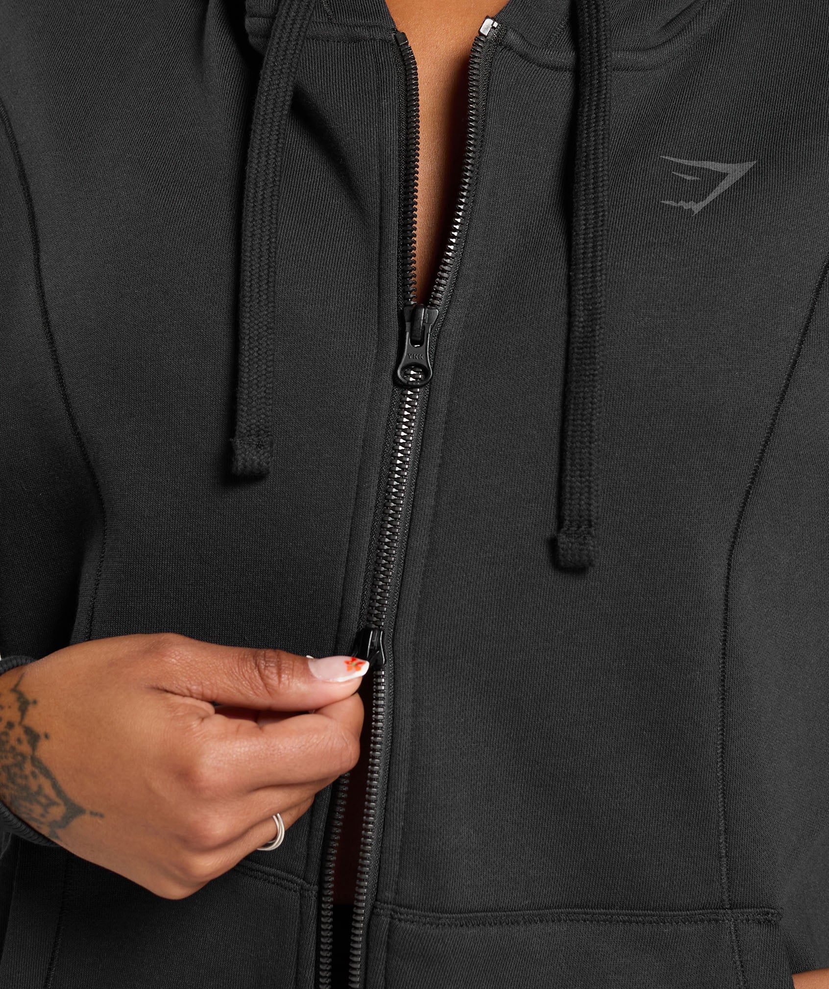 Gymshark Power Hoodie - Black - Image 8