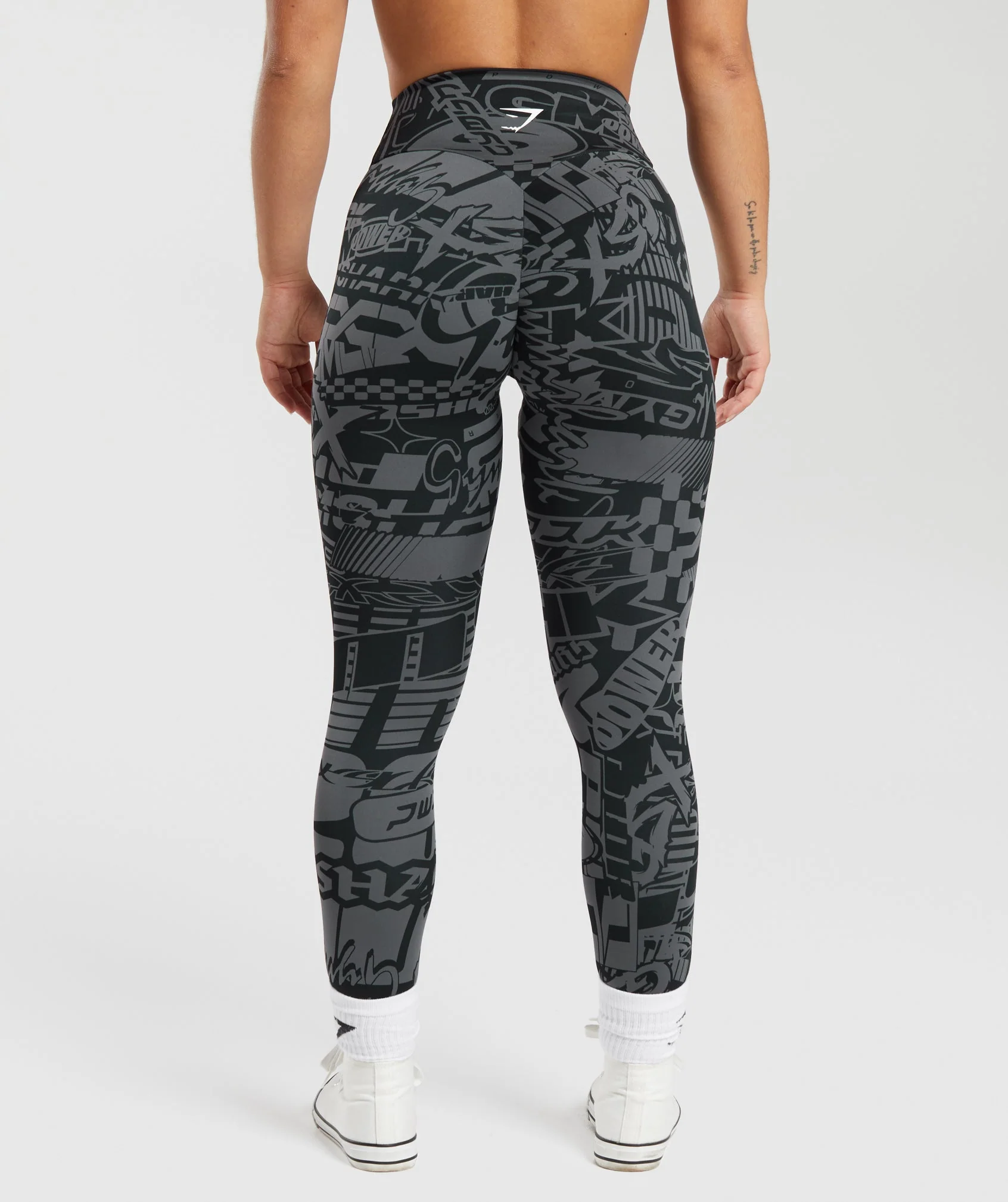 Gymshark Power Regular Leggings - Dark Grey - Image 2