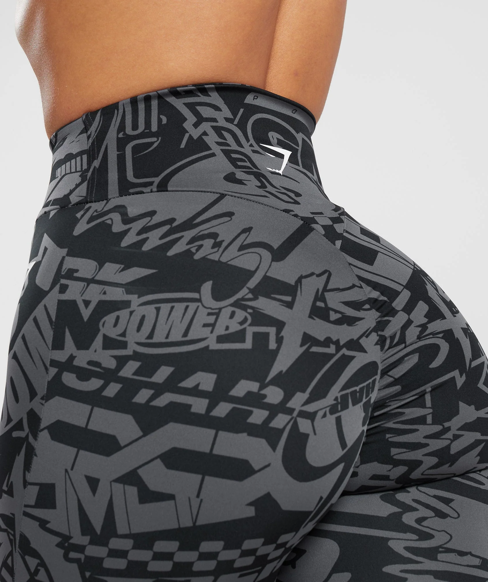 Gymshark Power Regular Leggings - Dark Grey - Image 6