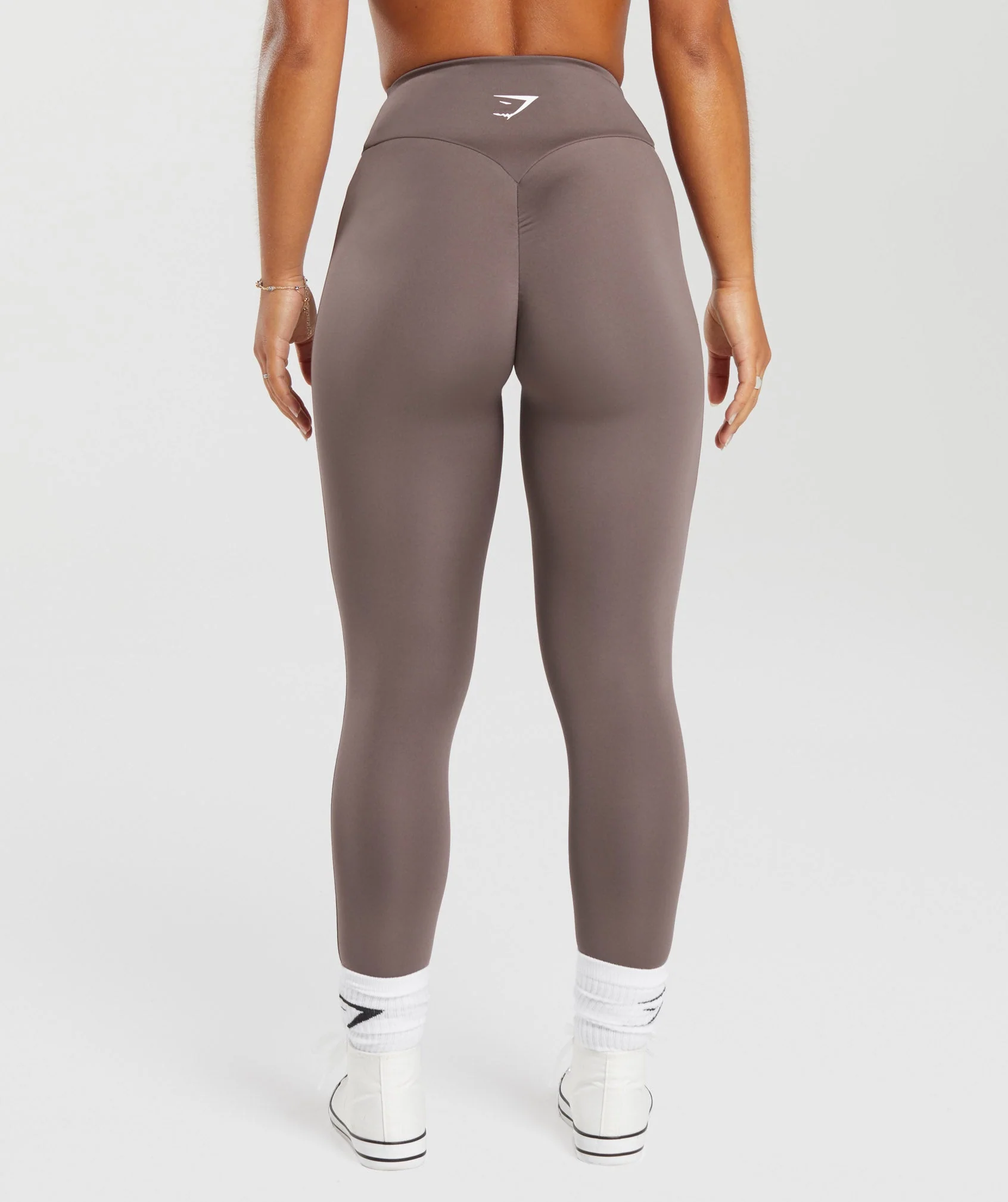 Gymshark Power Regular Leggings - Walnut Mauve - Image 2
